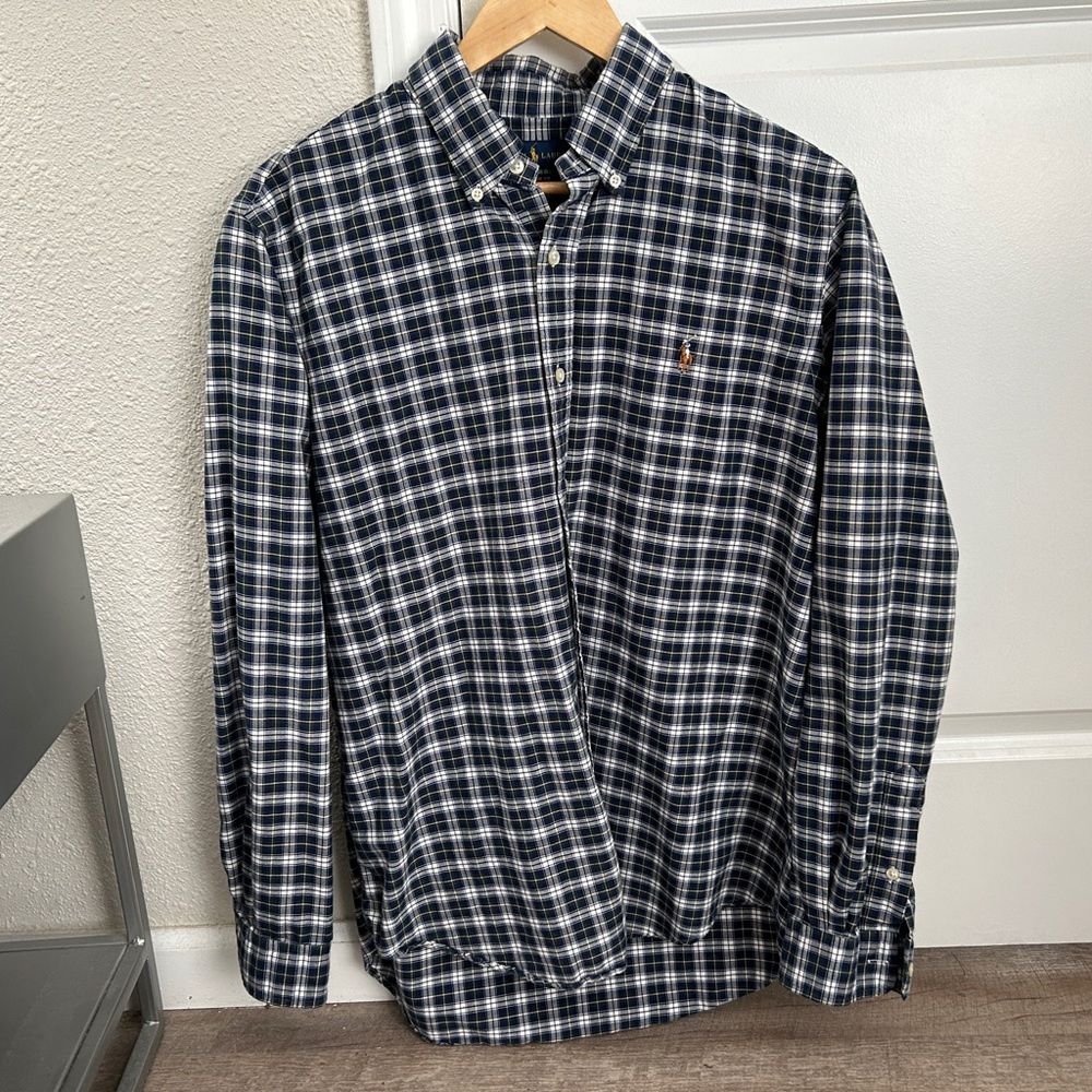 Polo Ralph Lauren Plaid Button Down Oxford - Men’s Size Large Classic Fit